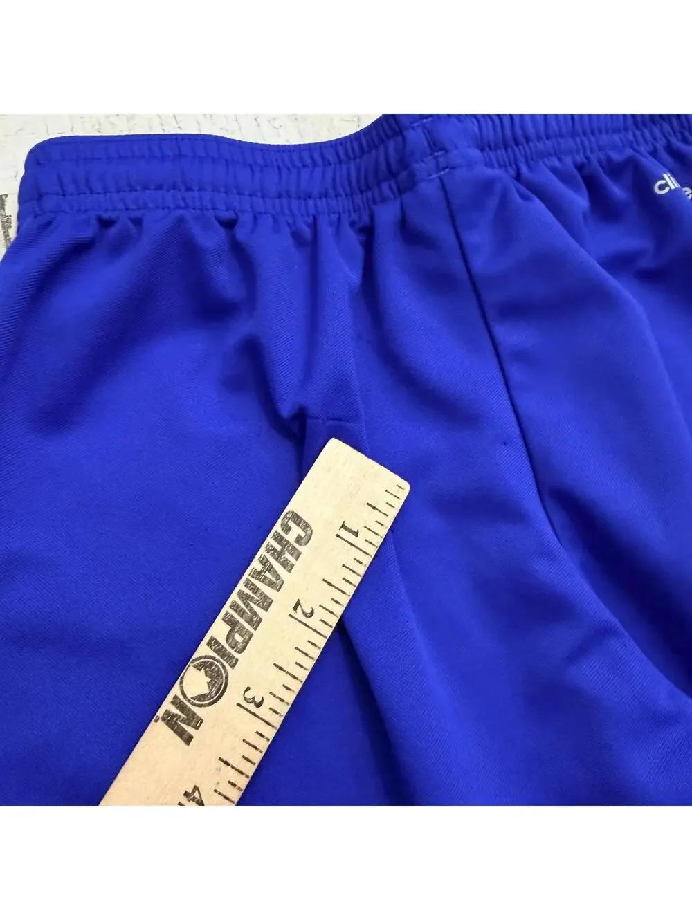 Boys Small Youth 9-10Y Adidas Blue Athletic Shorts